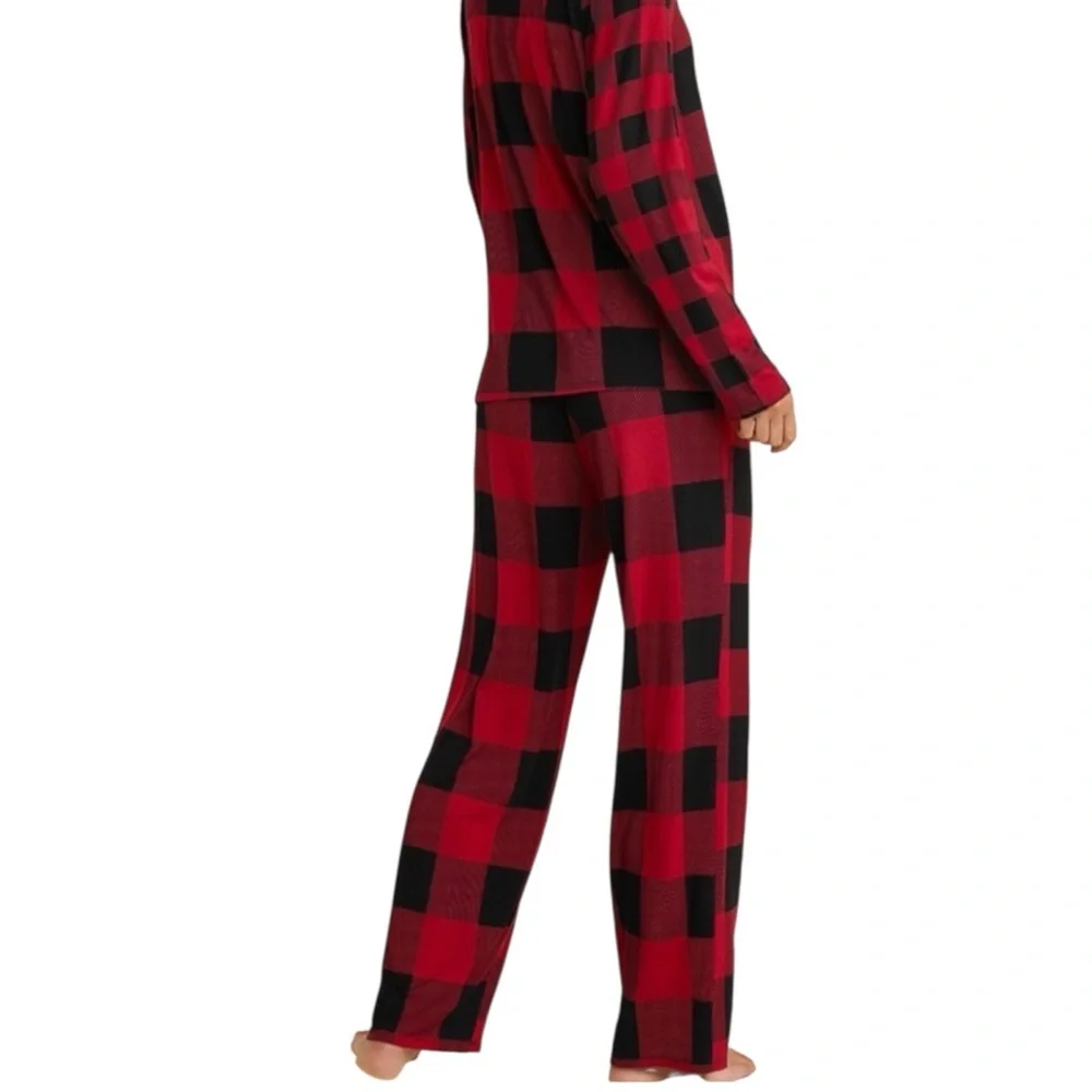 MAURICES NWT Buffalo Plaid Flannel Pajama Set in Red/Black Size XL — SUPER COMFY
